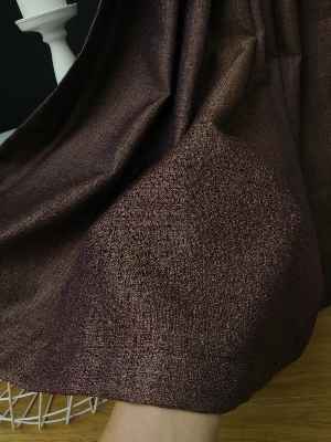 Koyu Mor Jakar Fon Perde