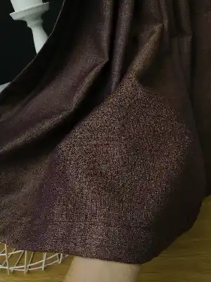 Koyu Mor Jakar Fon Perde