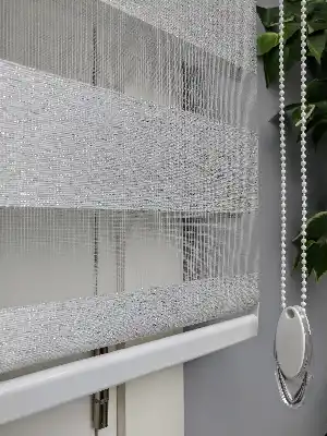 Açık Gri Perle Home Zebra Perde