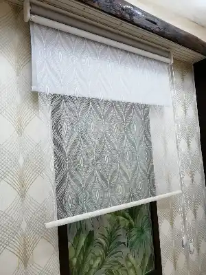 Çifli Sistem Tül Ve Stor Perde Bdz ( 807 )- Beyaz