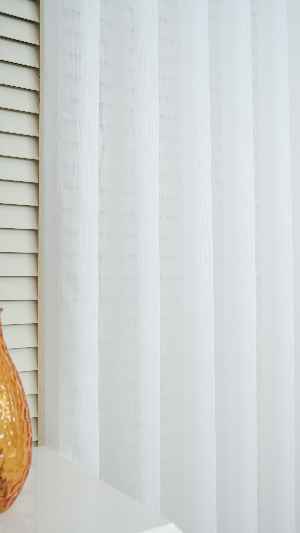 Ekru Bambu Keten Tül Perde, Daha Gramajlı, Ütü İstemez, Premium Seri, Kurşunlu Etek