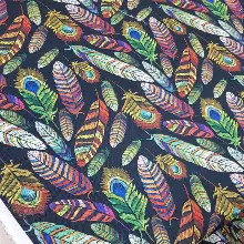 Tüy Desenli Fon Perde Evm316 -t - Kumaşı Kalındır Duck Bezi Değildir.- Siyah-Yeşil-Mavi-Kırmızı-Çok Renkli