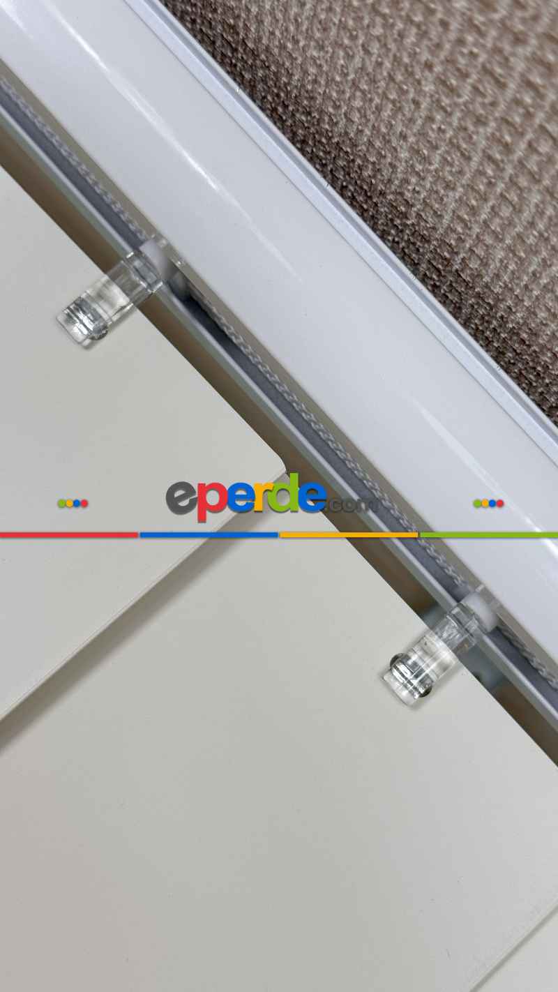 Krem Pvc Dikey Perde, Dikey Stor Perde