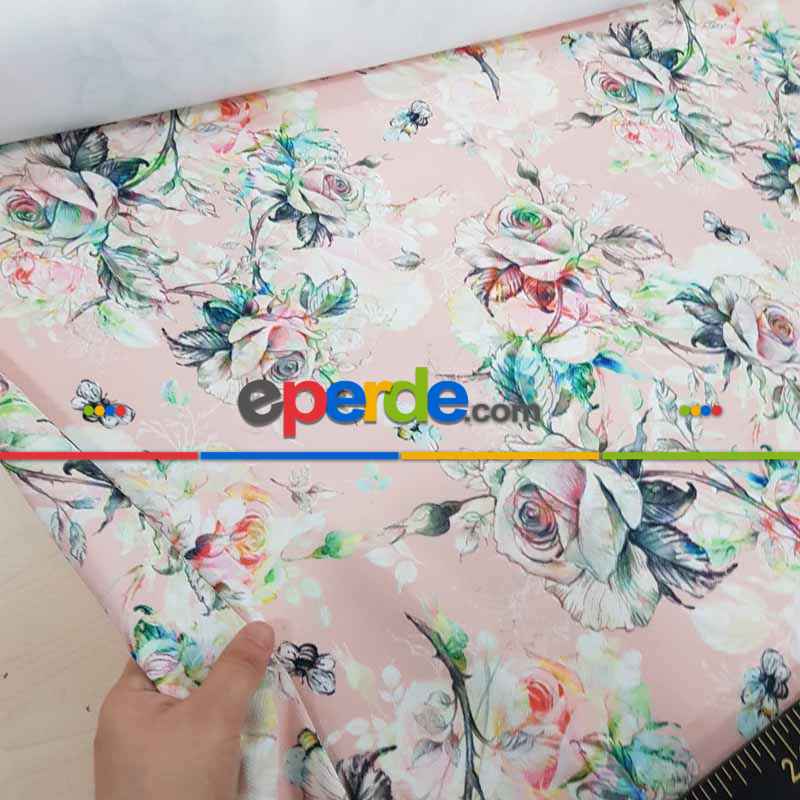 Mutfak Fon Perde- Beyaz