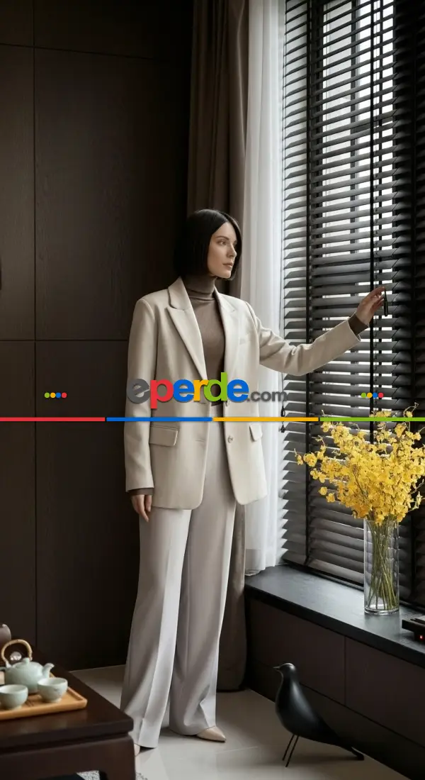 Gerçek Ahşap Jaluzi Perde - 11 Renk