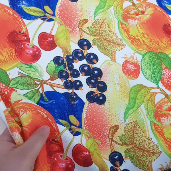 Meyve Desenli Fon Perde Evm555 Kumaşı Kalındır Duck Bezi Değildir- Siyah-Lacivert-Yeşil-Kırmızı-Sarı-Beyaz-Turuncu