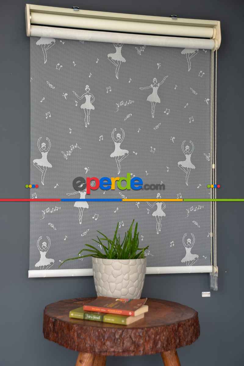 Halim Perdesan Dacuz-213 Beyaz Renk Etekli Veya Eteksiz Çift Mekanizmalı Tül Stor Perde