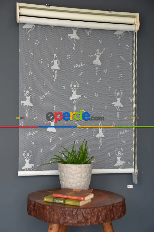 Halim Perdesan Dacuz-213 Beyaz Renk Etekli Veya Eteksiz Çift Mekanizmalı Tül Stor Perde