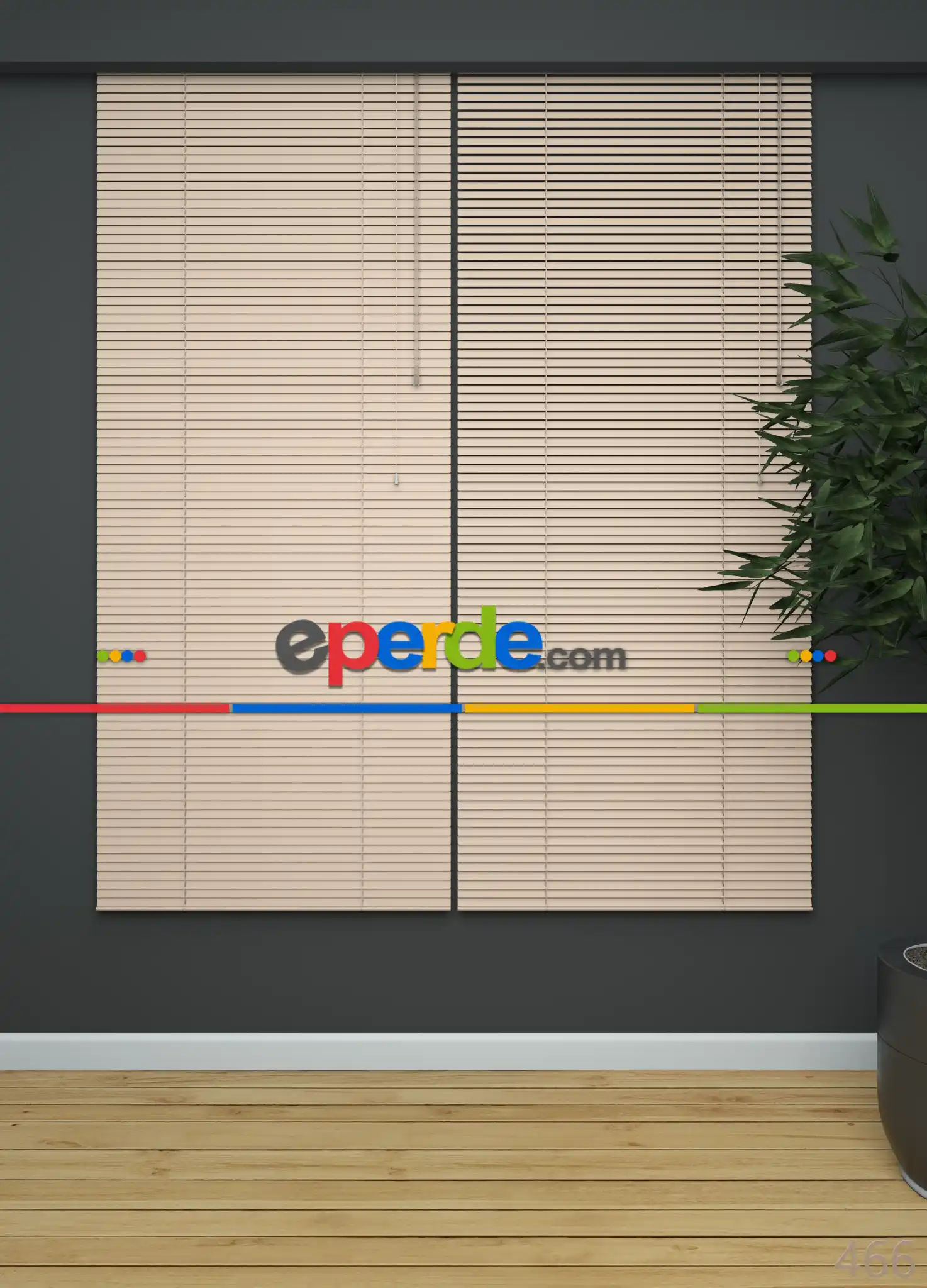 Açık Yavruağzı - Alüminyum Jaluzi Perde - 25mm Kalınlığında