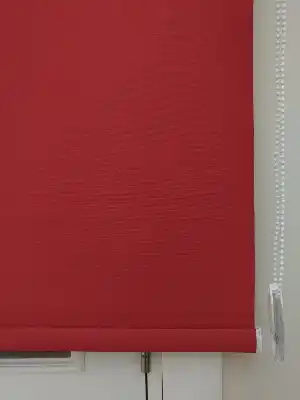 Mat Stor Perde - Kırmızı- Kırmızı