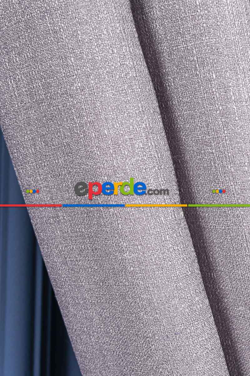 Gri Jakar Dokuma Fon Perde