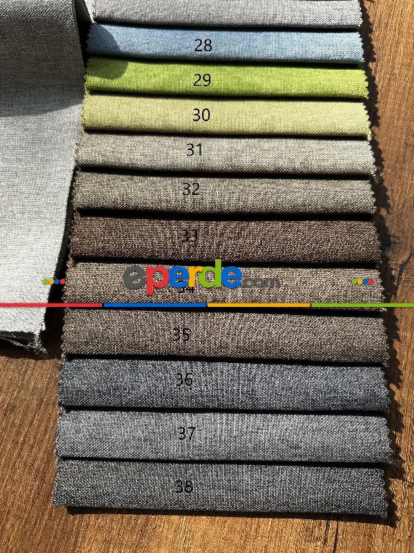 Yatak Odası - İbiza Keten Fon Perde Yüksek Gramaj Kaliteye Önem Verenler İçin