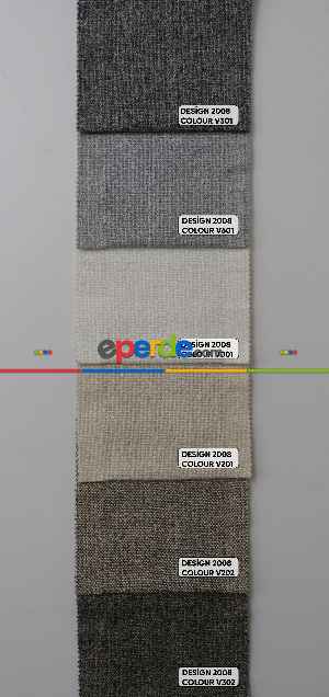 Modern Desen Keten Görünümlü Fon Perde