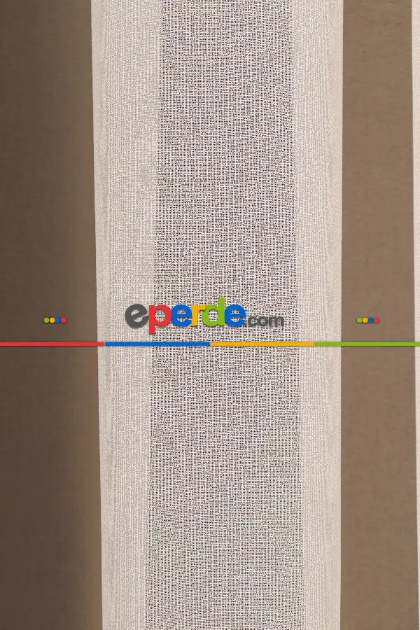 Salon Tül Modelleri - İpek Krep Altın Düz Tül Perde