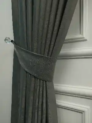 Soft Fon Perde Gri Renk Dökümlü En - Gri-füme-antrasit