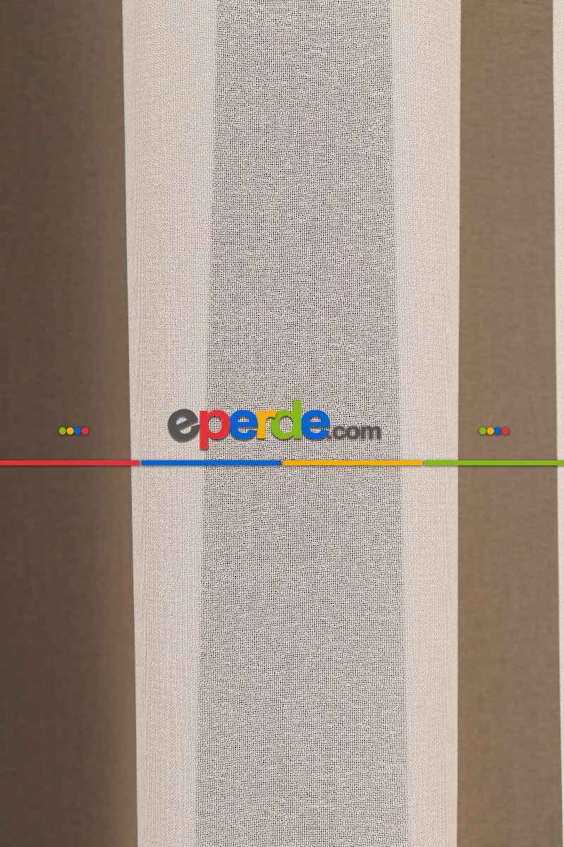 Yatak Odası - Krep Altın Düz Tül Perde