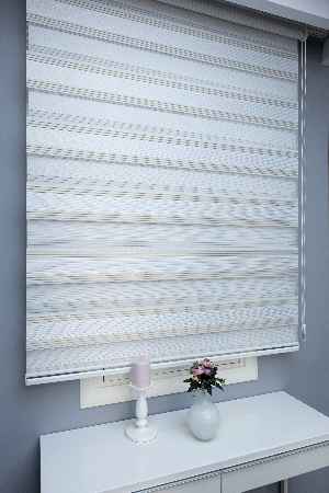 Salon - Zebra Perde Simli Pileli 2021 Sezonu A Kalite Zebraperde- Çok Renkli 2