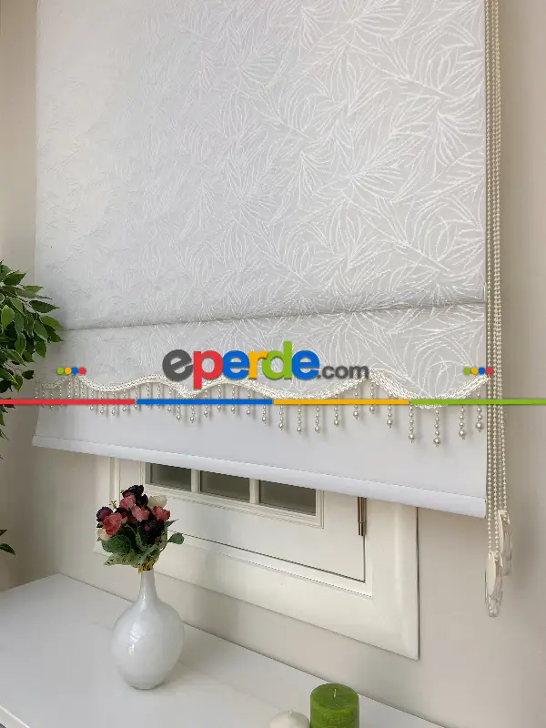 Oturma Odası - Yeni Sezon !! Çiftli Sistem Tül Stor Perde Ve Stor Perde- Ekru