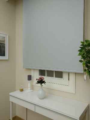 Gri Stor Perde Pastel Simli Serisi (pvc Kaplama) Kalın Dokulu- Gri Simli