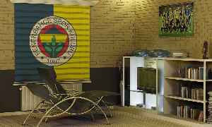 Fenerbahçe - Baskılı Zebra Stor Perde-  Çok Renkli 2