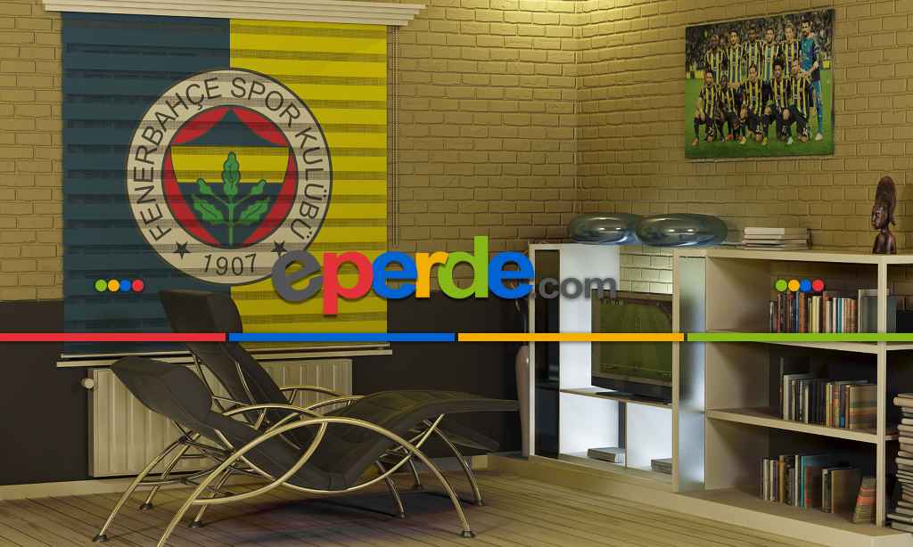 Fenerbahçe - Baskılı Zebra Stor Perde-  Çok Renkli 2