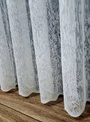 Yağmur Sade Düz Beyaz Renkli Ütü İstemez Tül Perde