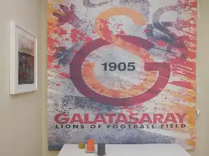 Gs Taraftar Galatasaray Dijital Baskılı Stor Perde- Gri-Füme-Antrasit-Kırmızı-Sarı-Turuncu