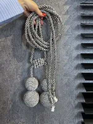 Gri Braçol Perde Bağı