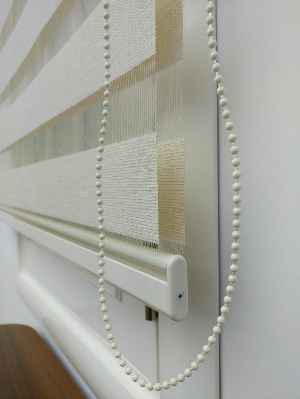 %40 İndirimli! Krem Renk Bambu Zebra Perde(1.kalite) Ozel Fiyat- Krem