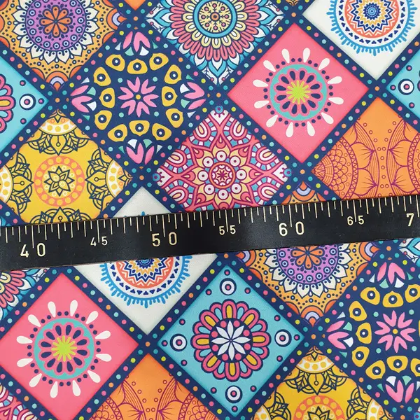 Mutfak Fon Perde Baskılı K489 E- Yeşil