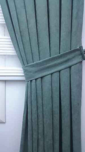 Turkuaz Yeşili Ara Renk - Düz Fon Perde (280 Eninde)- Turkuaz Yeşili Ara Renk