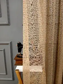 Vizon Leopar Desen Desen Modern Tül Perde