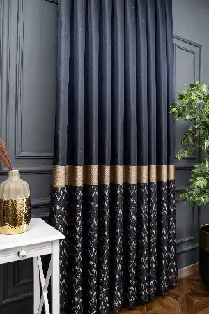 Outlet Dökümlü Jakarlı Modern Desen Fon Perde 1.kalite 100 Cm X 256 Cm