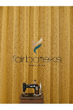 Sarı Hardal Sarısı Koyu Sarı Leopar Desen Desen Modern Tül Perde Sarı