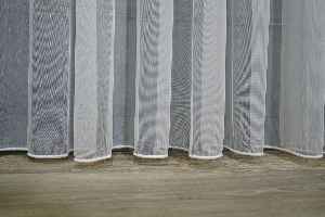 Ttm Zemin Düz Eteği Kurşunlu Tül Perde