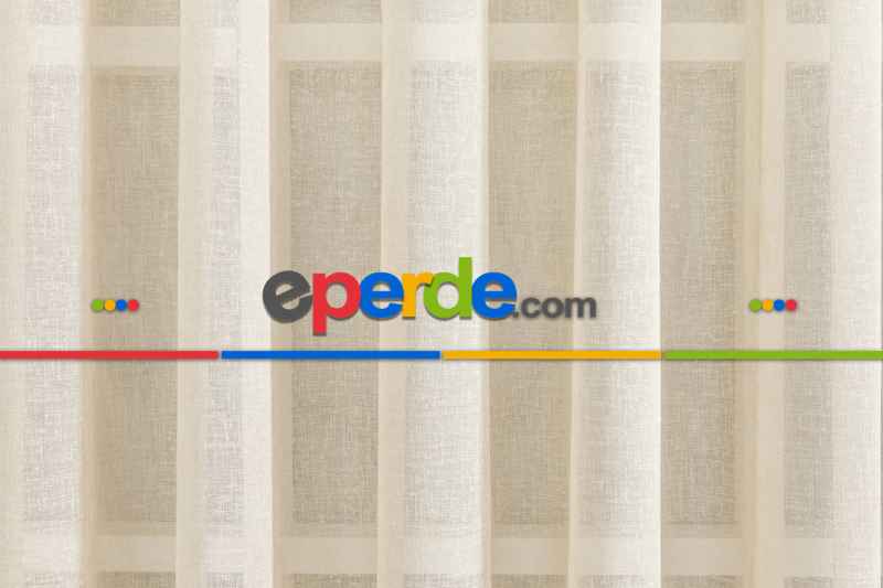 Pilesiz Bej Natural Keten Tül Düz Dikiş 200cm X 270cm 