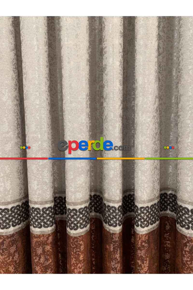 Brillant Perde Livabonarperde Yeni Tasarım Desen Renkl Fon Perde Yan Perde Kanat Perde