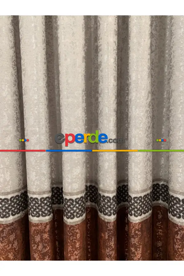 Yatak Odası - Brillant Perde Livabonarperde Yeni Tasarım Desen Renkl Fon Perde Yan Perde Kanat Perde