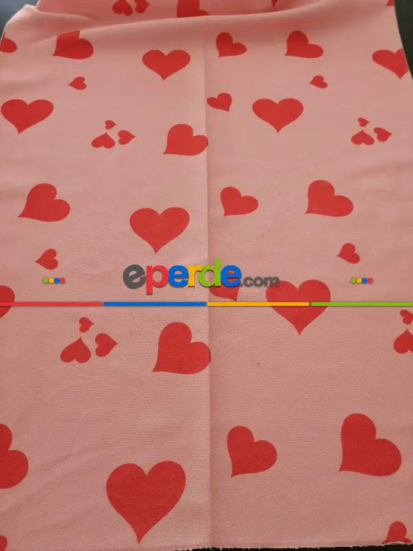 Milano Çocuk Odası Kalpli Pano Fon - Pembe 50cm X 1cm 