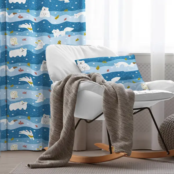 Çocuk Odası Fon Perde Evim 677 Kumaşı Kalındır Duck Bezi Değildir