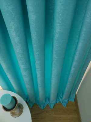 Salon - Soft Fon Perde (140)- Mint Turkuaz