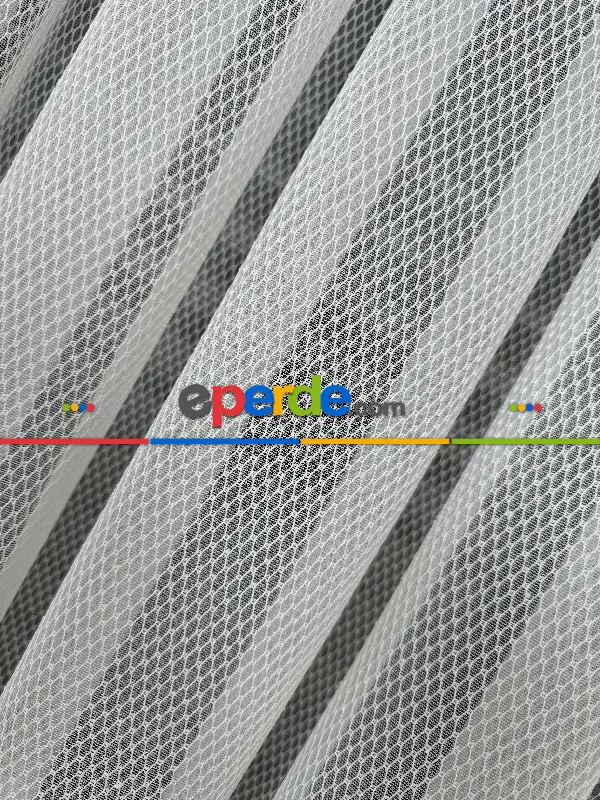 Mutfak Brillant Tül Perde, Premium Seri, Kurşunlu Tül