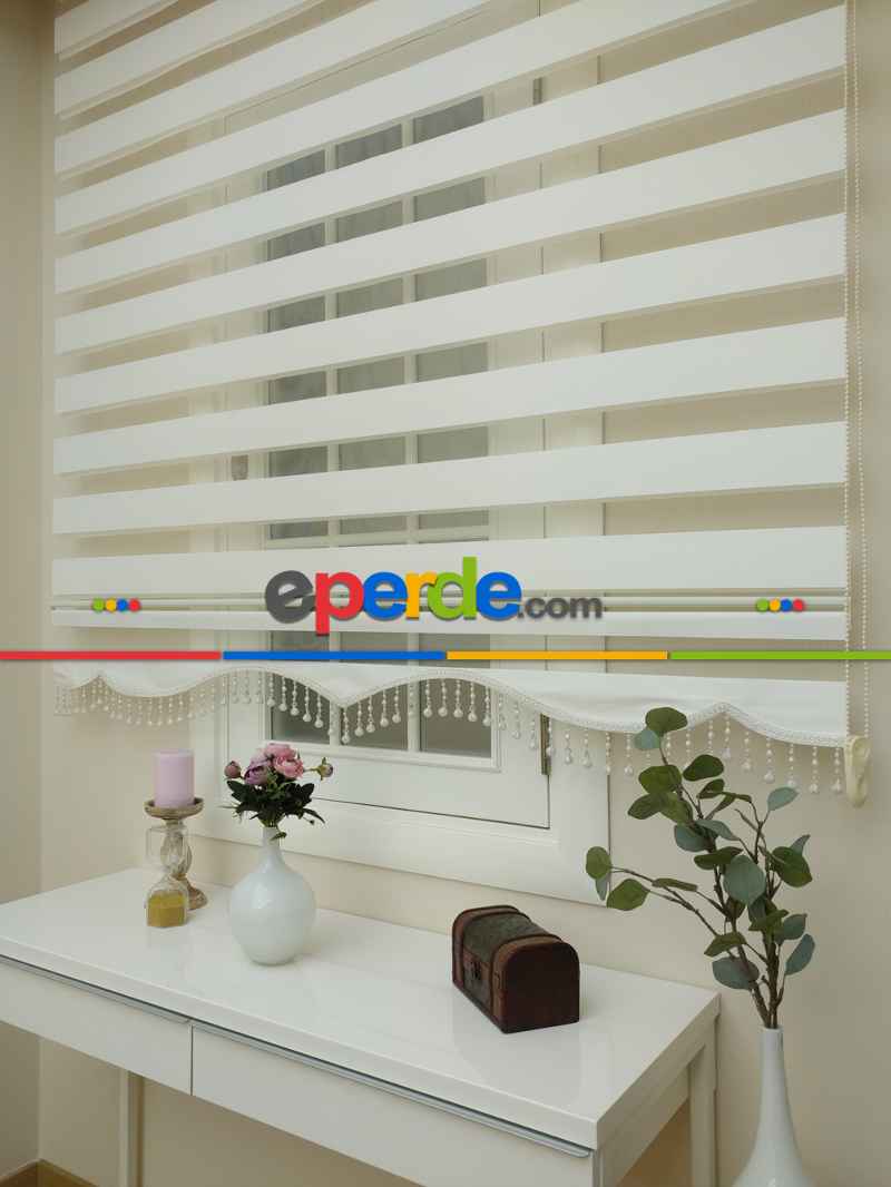 Oturma Odası - Zebra Perde - Düz Zebra Zebra ( Eco Serisi )- Ekru