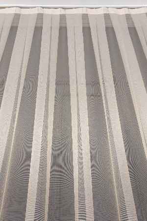 Arzenen Marka Doğal Yansımalarıyla Şık Görünümlü Kendinden Parlak, Renkli Tül Perde- Kum Bej