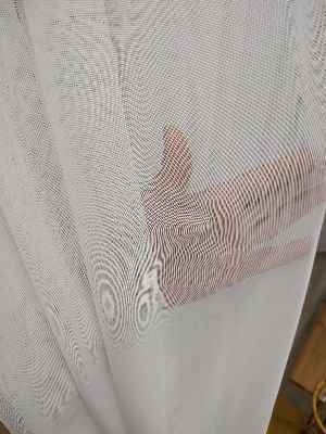 Modern Dökümlü Tül Perde - Ekru- Ekru