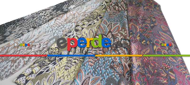 Taç Amazon Renkli Yaprak Model Pano Fon Perde 70cm X 290cm 