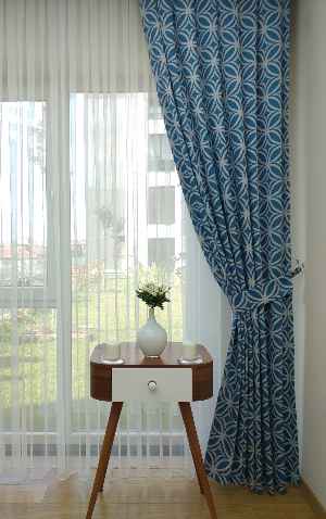 Dönergücü Düz Tül Perde - Ekru - Kurşunlu Tül