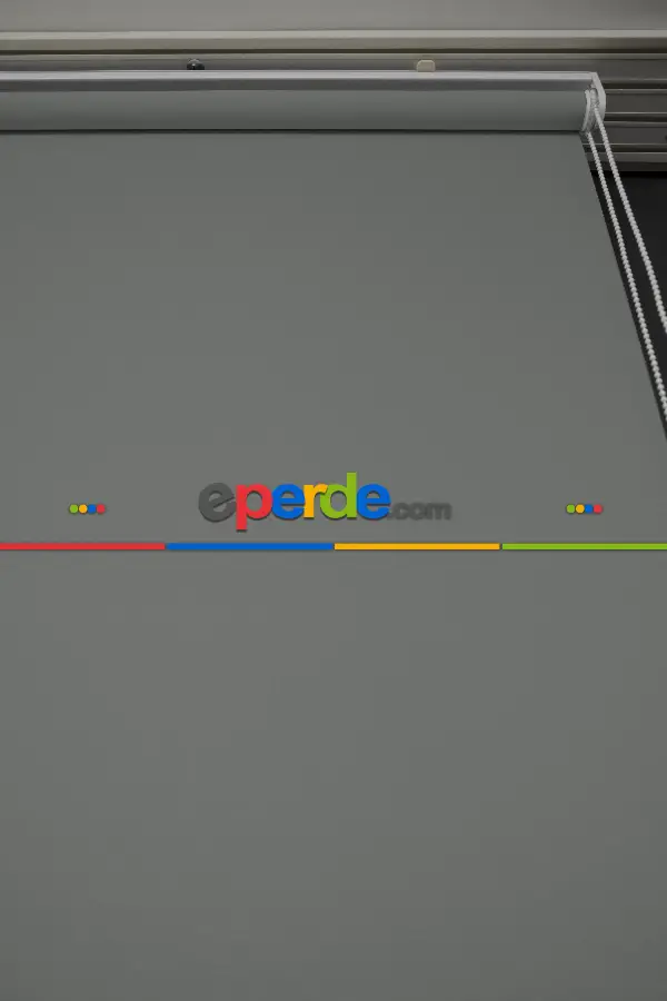 Salon Stor - Açık Gri Renk Lazer Kesim Mat Stor Perde (ister Düz - İster Lazer Kesimli Satın Alın)