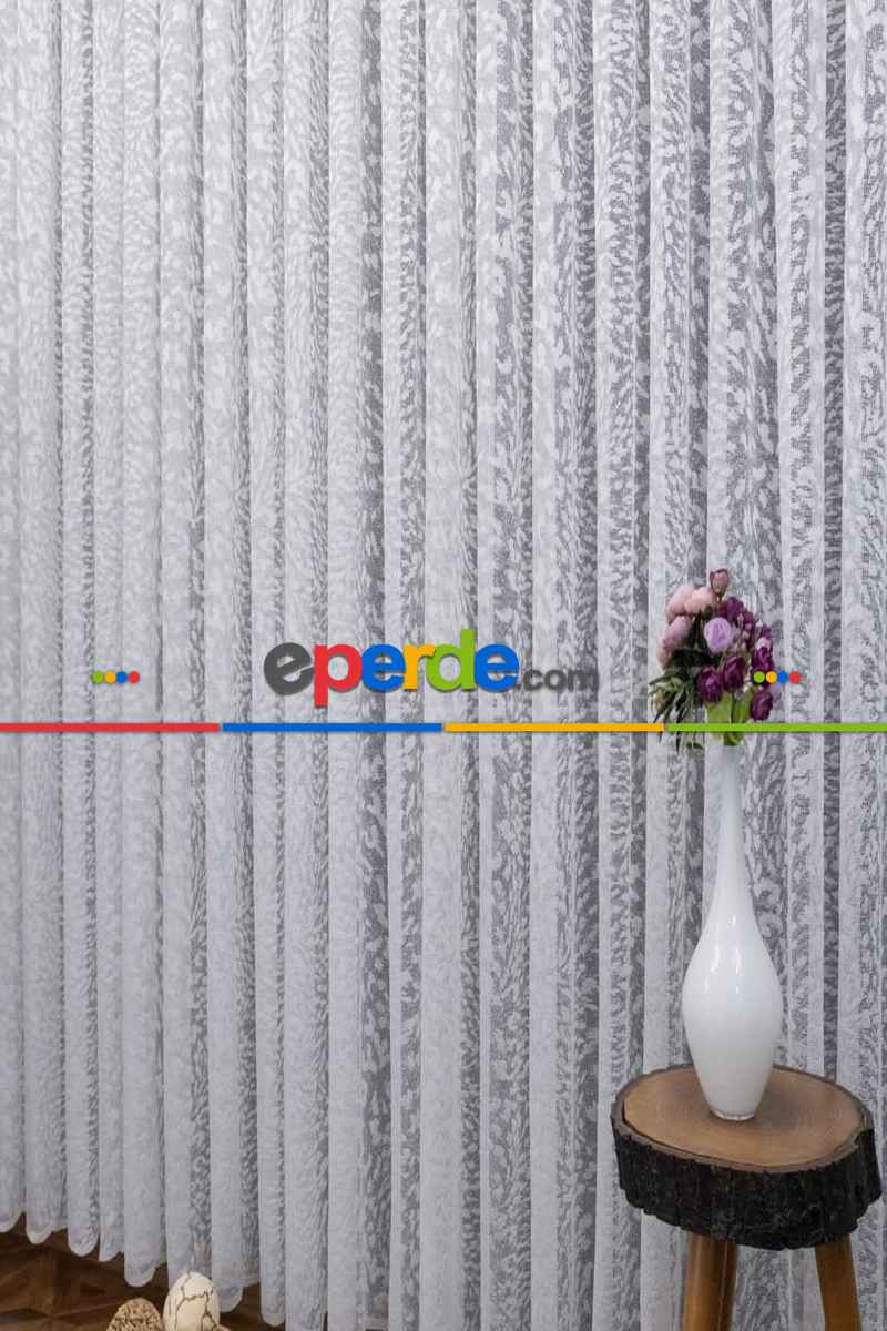 Kardelen Desen Tasarım Model Tül Perde