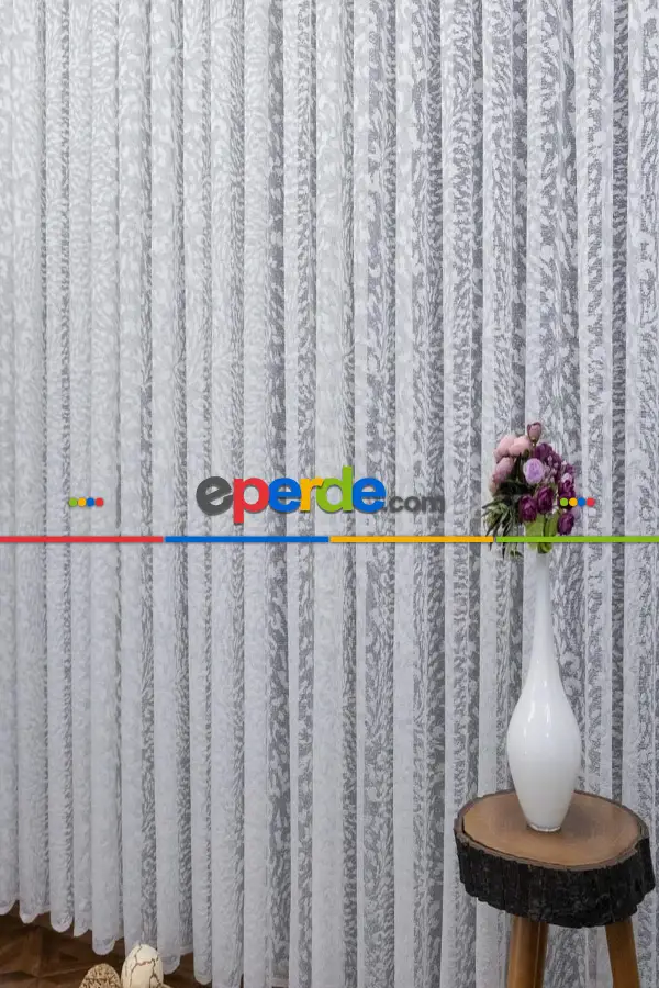 Salon - Kardelen Desen Tasarım Model Tül Perde